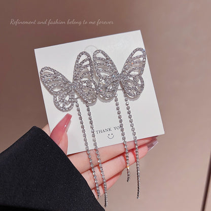 Women's Exaggerated Temperamental Long Fringe High Sense Earrings