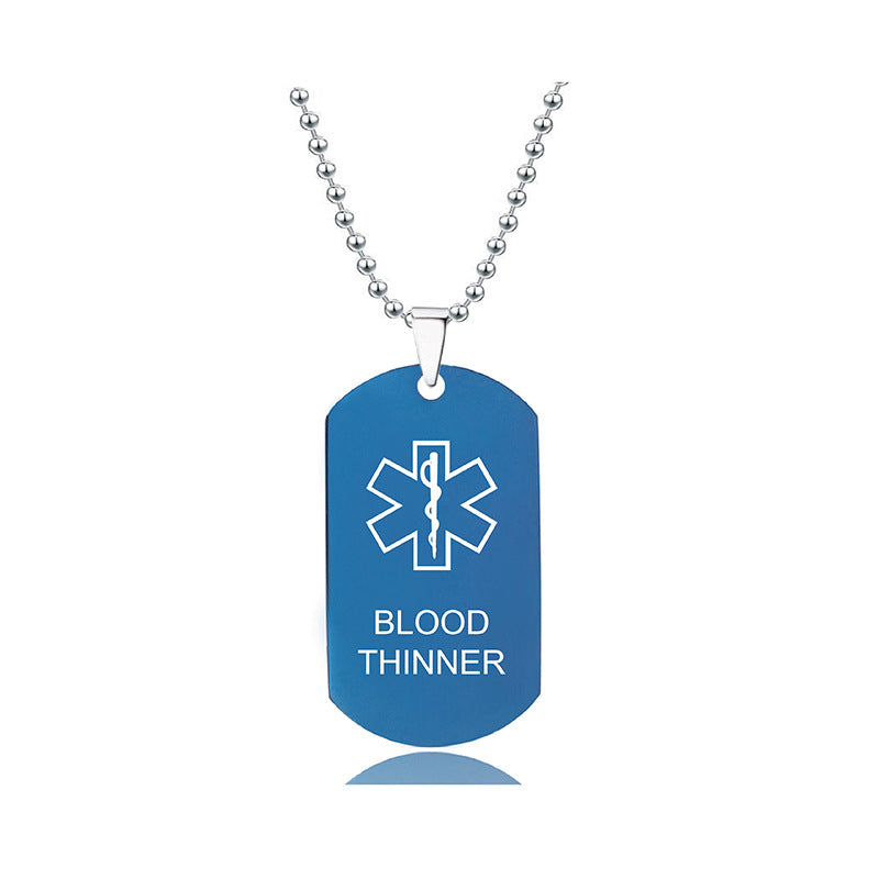 Steel Medical Logo Hot Stainless Star Necklaces