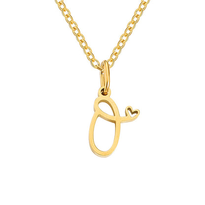 Letter Female Personalized Minority Clavicle Chain Necklaces
