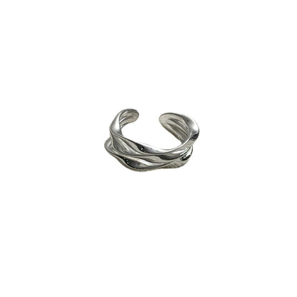 Combination Sterling Sier Bow Niche High Rings