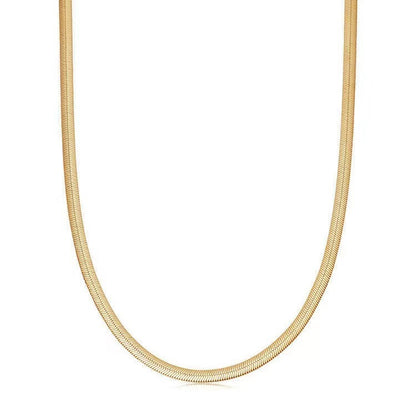 Wind Design Flat Blade Chain Temperament Necklaces