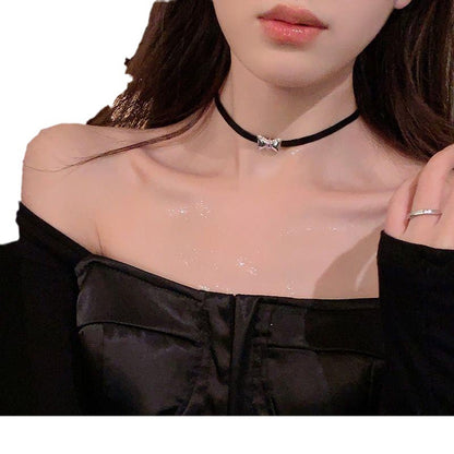 Leather Rope Short Female Neck Band Necklaces