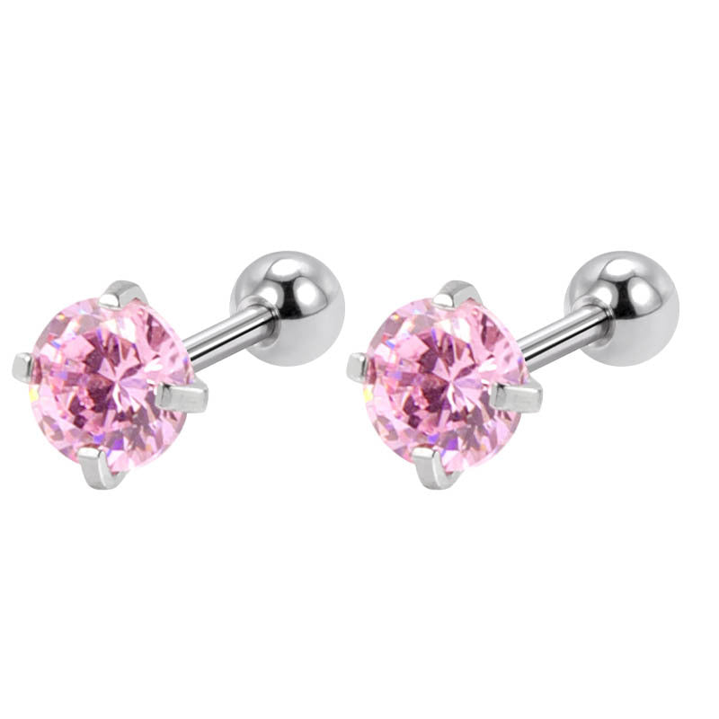 Stainless Steel Screw Female Sleeping No Need To Take Earrings