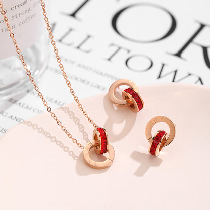 Women's Titanium Steel High-grade French Fashion Clavicle Necklaces