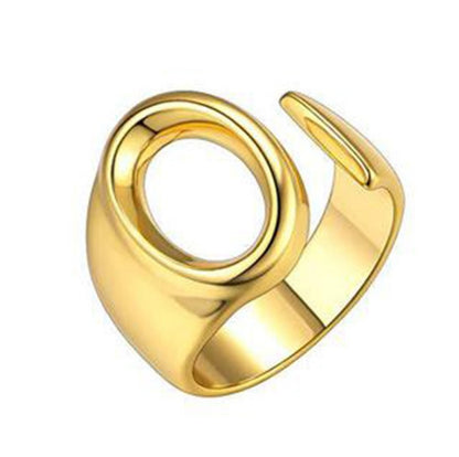 English Letters Female Opening Adjustable Fashion Rings