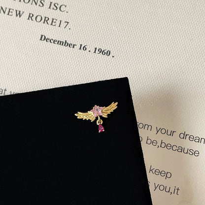 Bone Zircon Metal Cochlear Female Simple Earrings