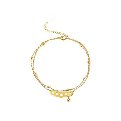 Women's Titanium Steel Electric Gold-plated Fashion Style Bracelets