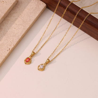 Fashion Design High-grade Titanium Steel Elegant Female Korean Necklaces
