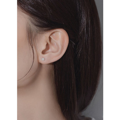 Women's Frosted Thread For Trendy Tightening Buckle Earrings