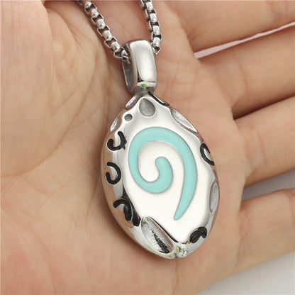 Men's Steel Warcraft Hearthstone Spiral Personality Punk Pendants