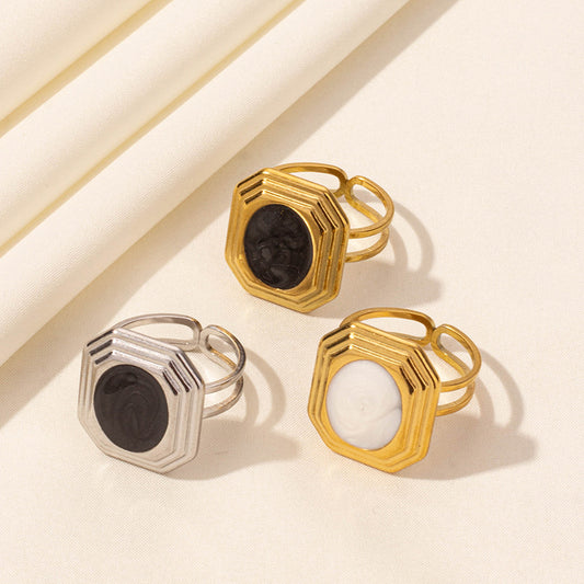 French Retro Female Niche High-grade Trendy Rings