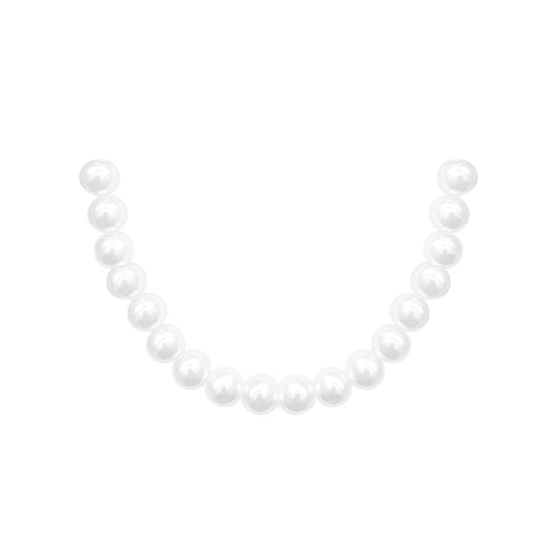 Women's Beaded Pearl Fashion Elegant Heart Sweater Necklaces