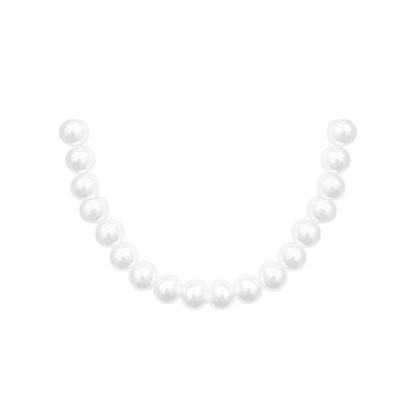 Women's Beaded Pearl Fashion Elegant Heart Sweater Necklaces