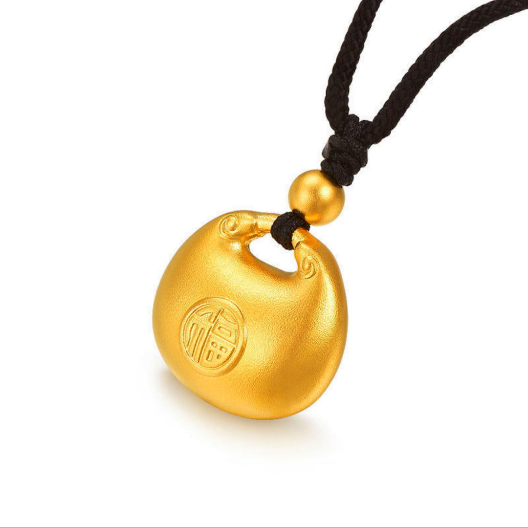 High Color Retaining Imitation Chubby Fu Ancient Frosted Pendants