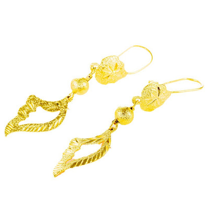 Women's Tassel Retro Gold-plated For Long Golden Earrings