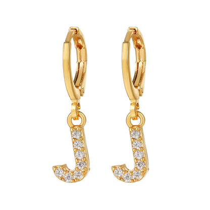 Women's Ear Clips Copper Plated Gold Micro Earrings