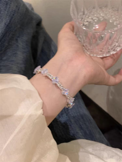 Rhinestone Pearl Female Light Luxury Minority High-grade Exquisite Bracelets