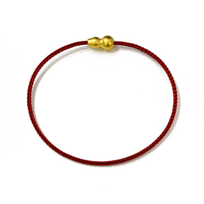 Men's Gourd Fu Lu Shou Red Rope Hand Strap Lucky Bracelets