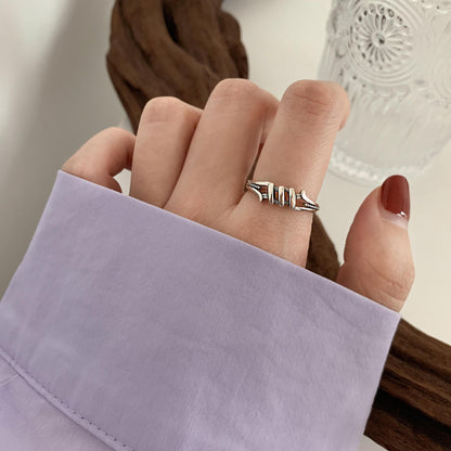 Women's Index Finger Sterling Sier Fashion Personality Retro Rings