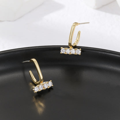 Niche Temperament High-grade Sier Needle Zircon Female Rings