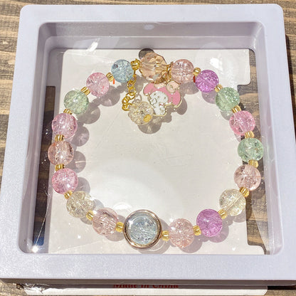Boxed Beaded Colored Glaze Beads Jewelry Bracelets