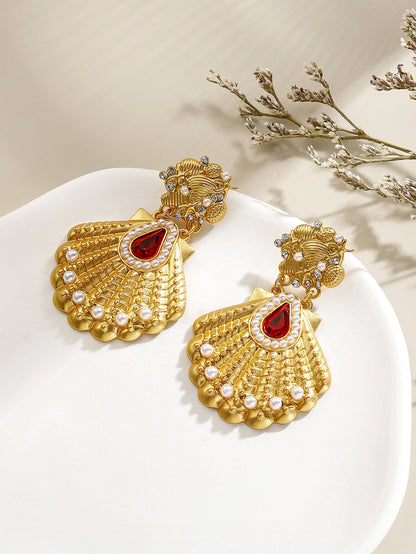 Women's Palace Style Niche High-grade Vintage Ornament Earrings