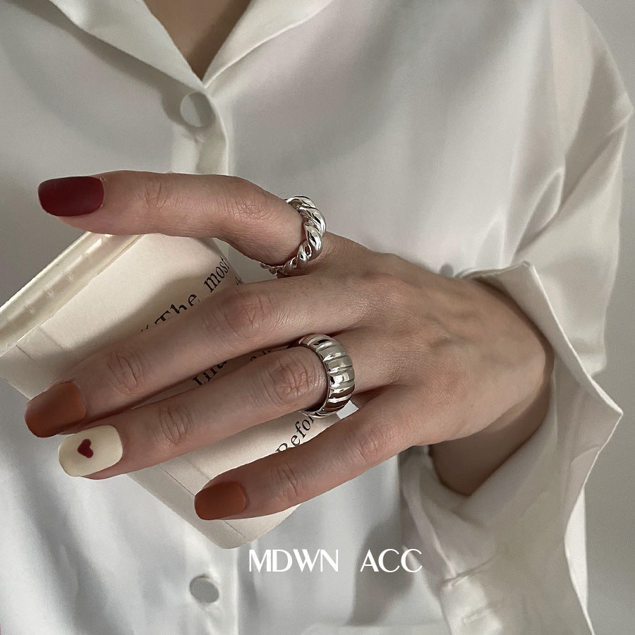 Ornament Female Design Index Finger Personality Simple Adjustable Rings