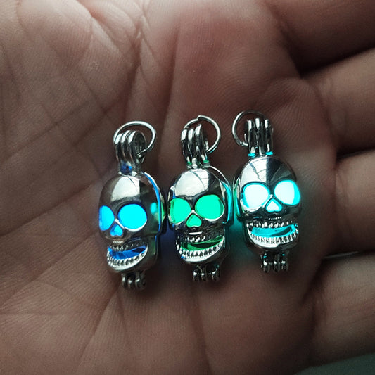 Women's & Men's Skull Magic Box Can Be Opened Pendants