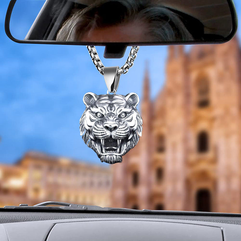 Men's Tiger Head Personalized Hip Hop Simple Necklaces