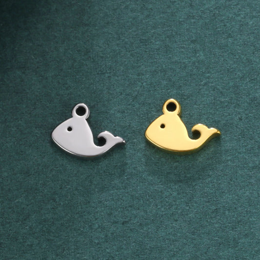 Cartoon Animal Simple Stroke Glossy Solid Pendants