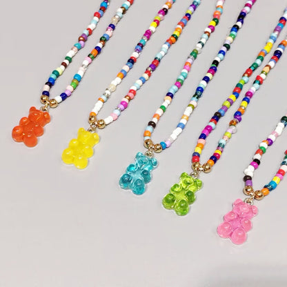 Summer Dopamine Color Indie Sweet Cute Necklaces