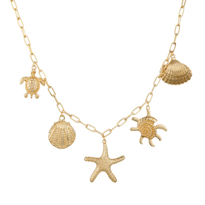 Personality Starfish Fashion Trend Street Snap Shell Necklaces