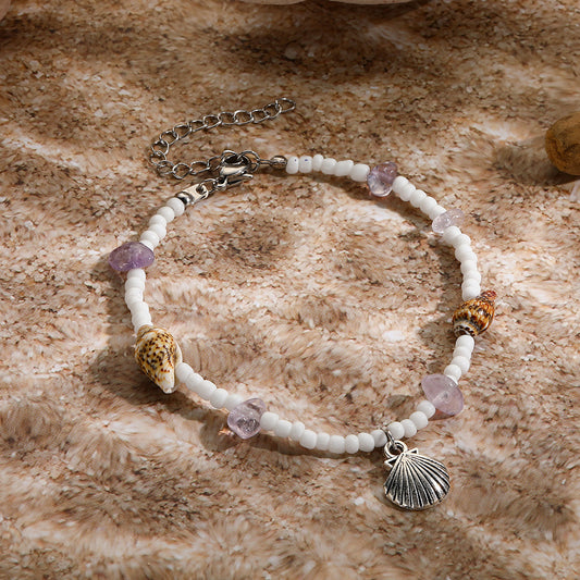 Bohemian Starfish Woven Summer Beach Shell Bracelets