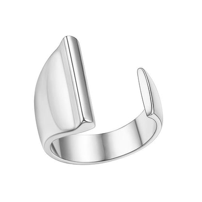 English Letters Female Opening Adjustable Fashion Rings