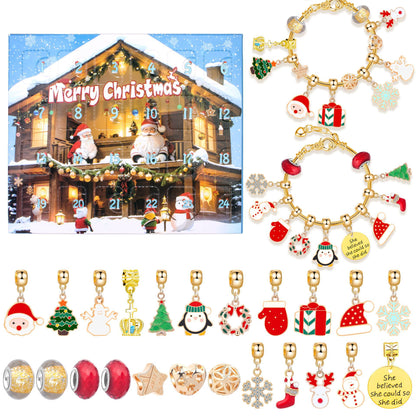 Children's Blind Box Suit Christmas Snowflake Old Bracelets