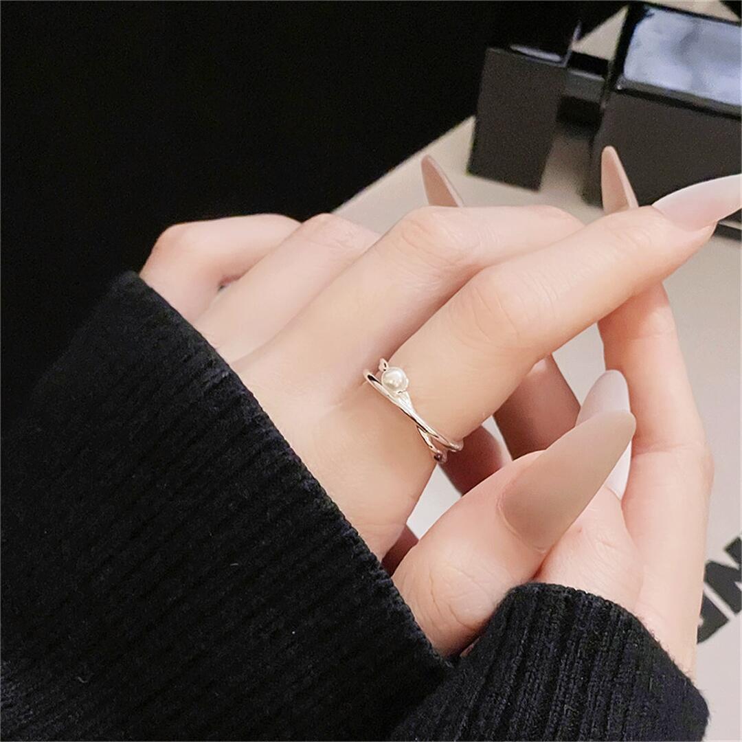 Women's Butterfly Flower Open Design Retro Fashion Rings