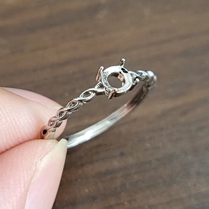 Frame Open Mouth Autumn Copper Alloy Electroplating Sier Rings