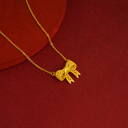 Women's Placer Gold For No Color Fading On Necklaces