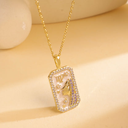 Constellation Color Zircon Female Special Interest Necklaces