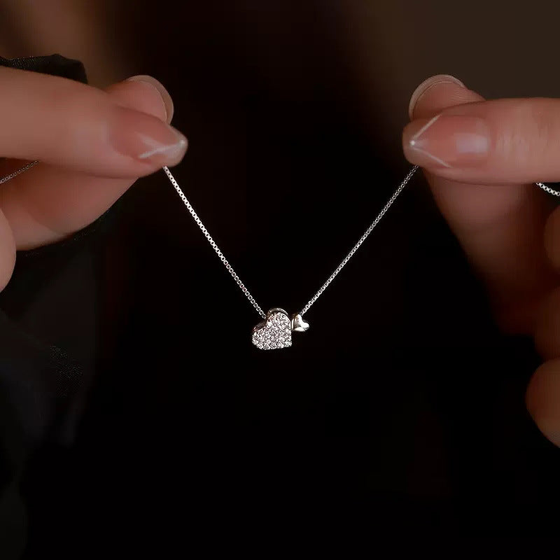 Luxury Minority Design Sweet Simple Heart-shaped Necklaces