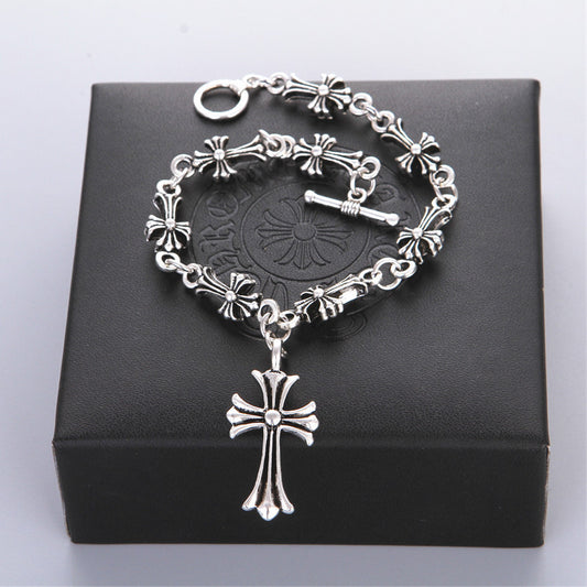 Women's & Men's Pear Snake Cross Fashion Crowe Couple Bracelets