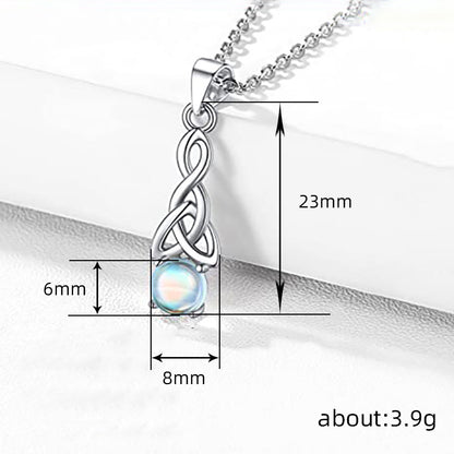 Fashion Ear Hook Imitation Moonstone Set Necklaces