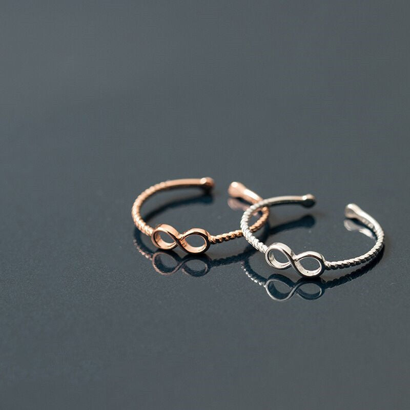 Words Elegant Twist Small Fresh Simple Rings