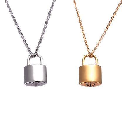 Padlock Can Be Opened Ashes Memorial Relatives Hair Pendants