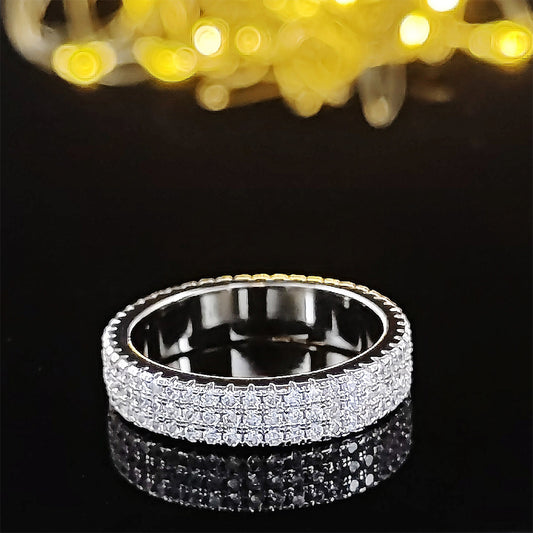 Sier Pigment Female Creative Fashion Ornament Rings
