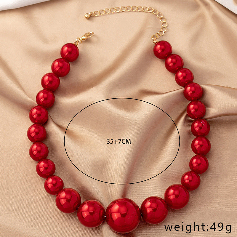 Women's Style Vintage Court Pearl For Korean Elegant Necklaces