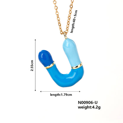 Elegant New English Letter Female Style Necklaces