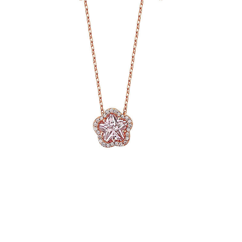 High-grade Light Luxury Sweet Beauty Flower Pendants