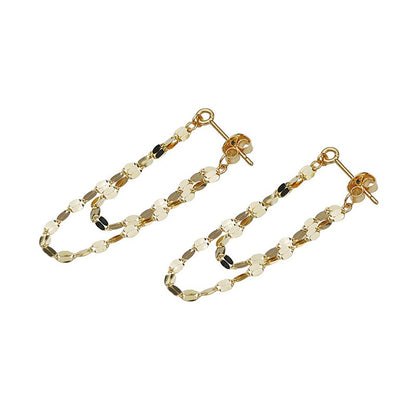 Women's High-grade Long Short Tassel Two Ways Earrings
