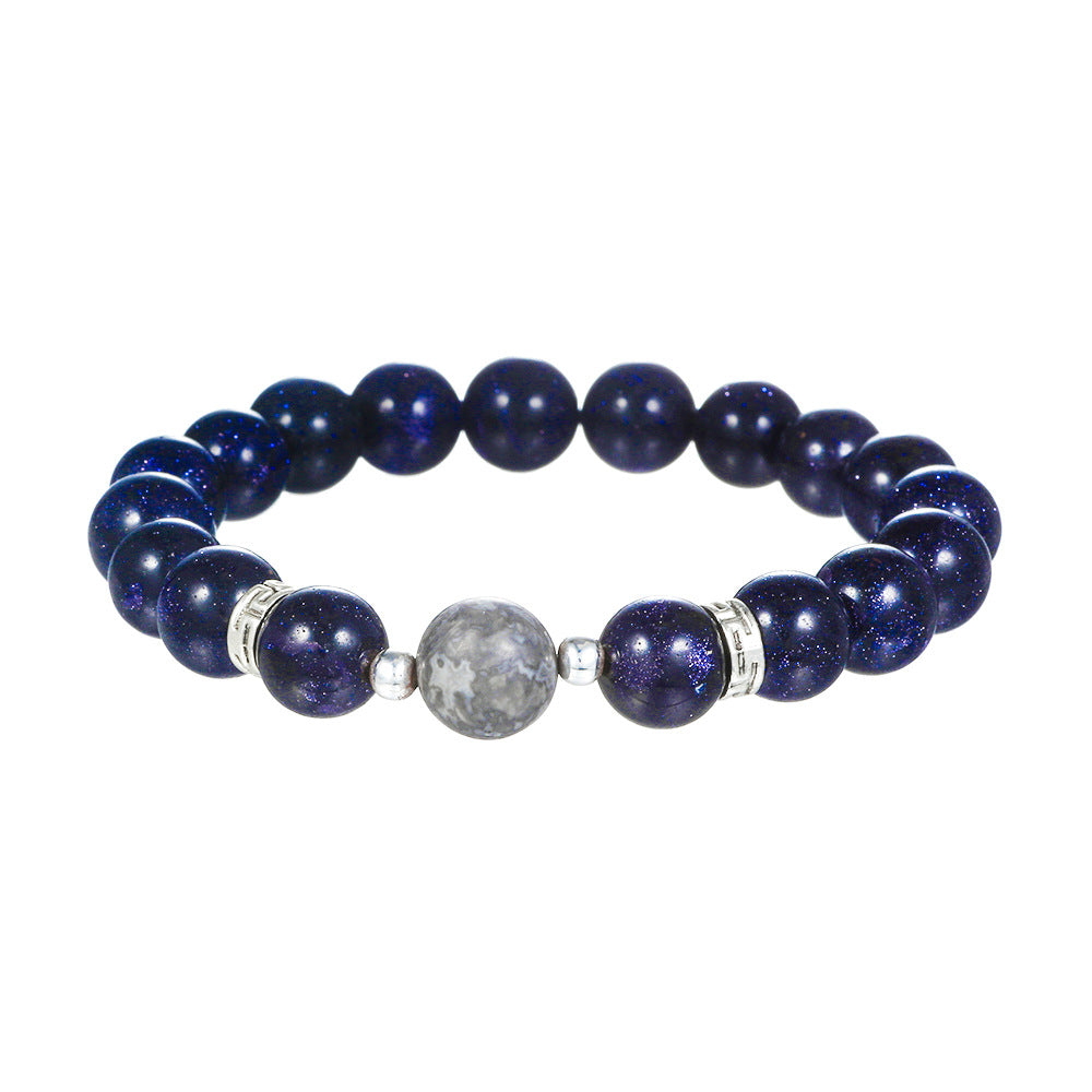 Hematite Domineering For Boyfriend Volcanic Rock Tigereye Couple Bracelets